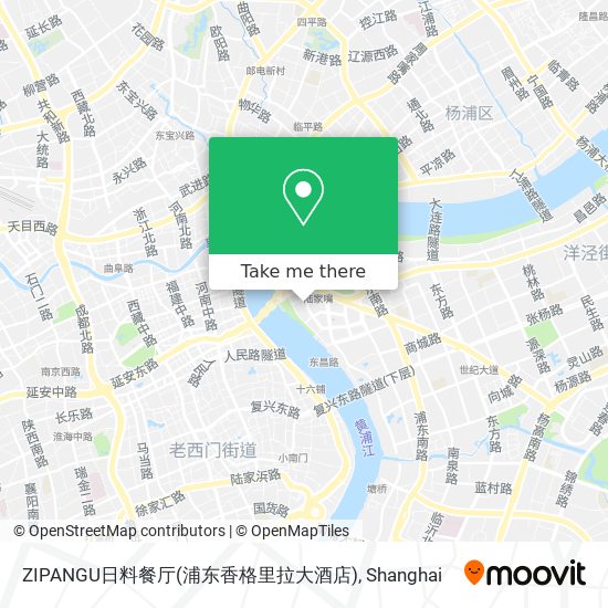 ZIPANGU日料餐厅(浦东香格里拉大酒店) map