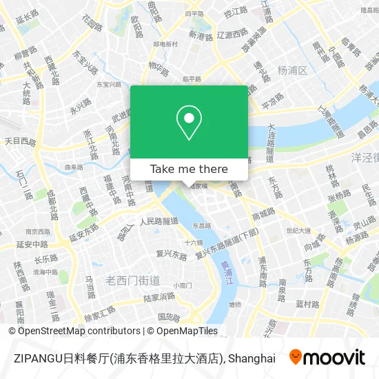ZIPANGU日料餐厅(浦东香格里拉大酒店) map