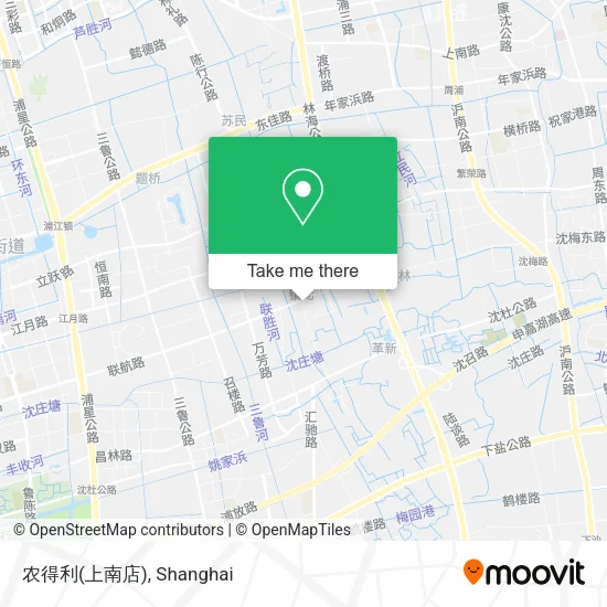 农得利(上南店) map