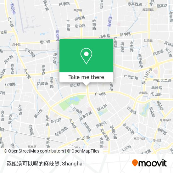 觅姐汤可以喝的麻辣烫 map
