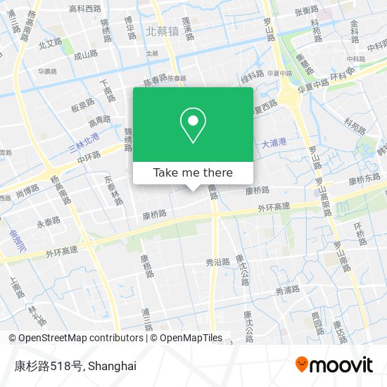 康杉路518号 map