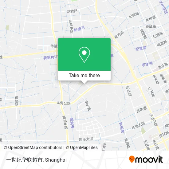 一世纪华联超市 map