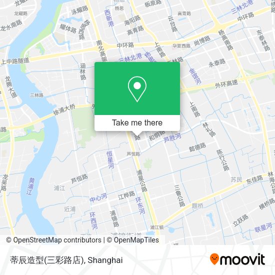 蒂辰造型(三彩路店) map