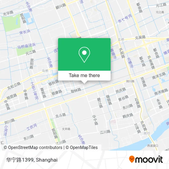 华宁路1399 map