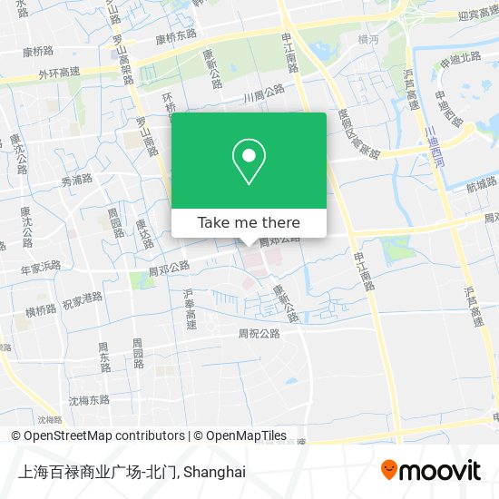 上海百禄商业广场-北门 map