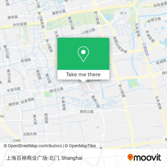 上海百禄商业广场-北门 map