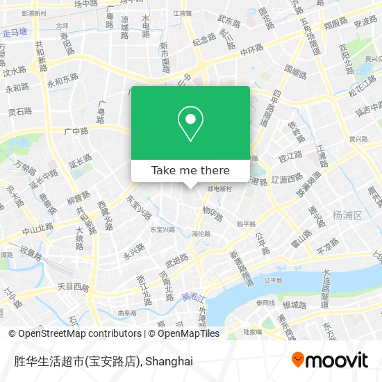 胜华生活超市(宝安路店) map