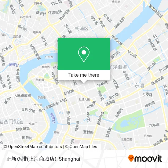 正新鸡排(上海商城店) map