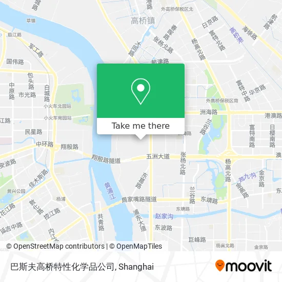 巴斯夫高桥特性化学品公司 map