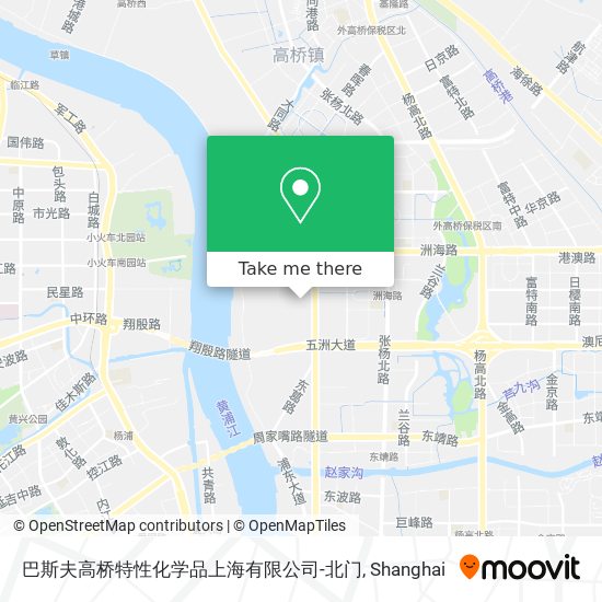 巴斯夫高桥特性化学品上海有限公司-北门 map