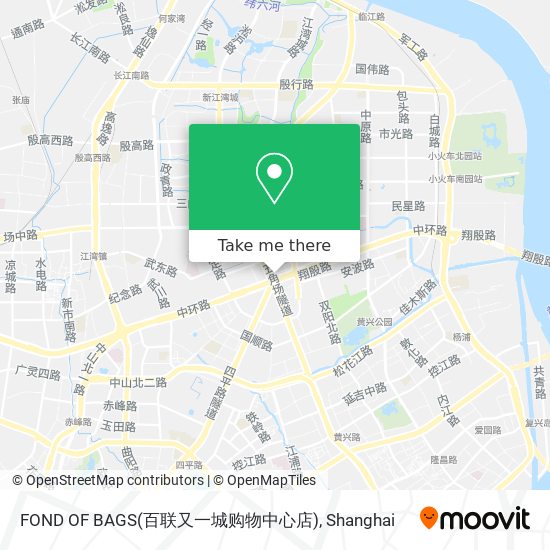 FOND OF BAGS(百联又一城购物中心店) map