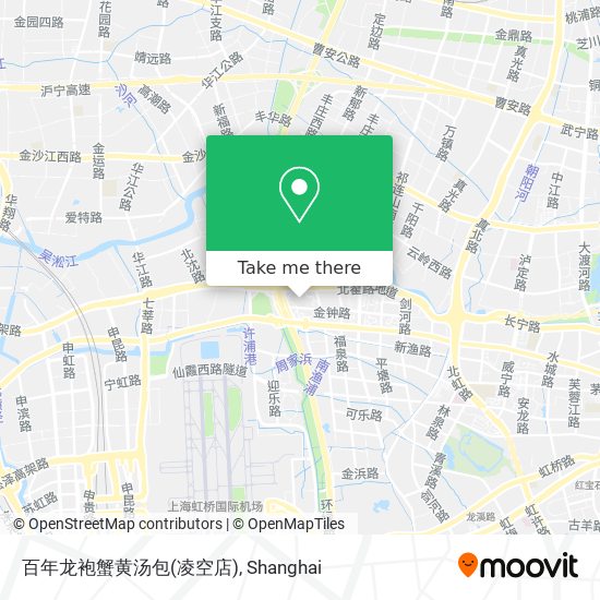 百年龙袍蟹黄汤包(凌空店) map