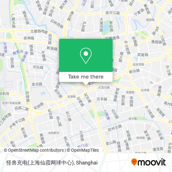 怪兽充电(上海仙霞网球中心) map