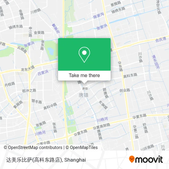 达美乐比萨(高科东路店) map