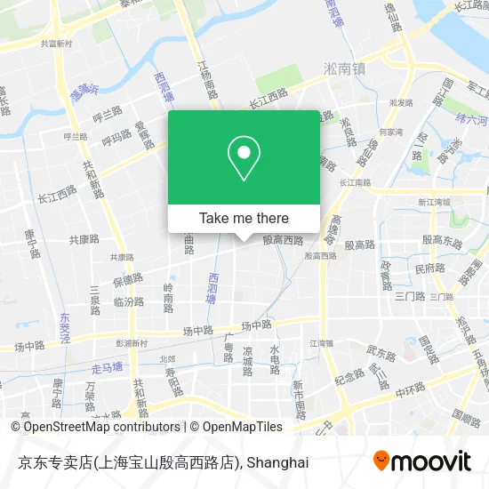京东专卖店(上海宝山殷高西路店) map