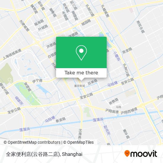 全家便利店(云谷路二店) map