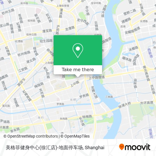 美格菲健身中心(徐汇店)-地面停车场 map