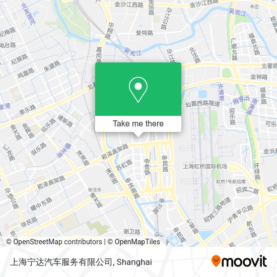 上海宁达汽车服务有限公司 map