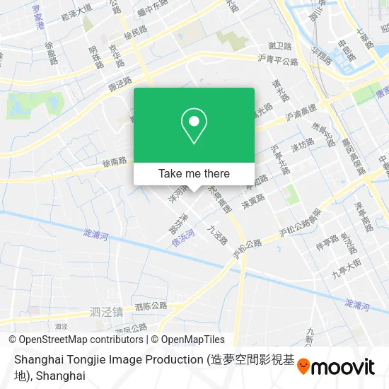 Shanghai Tongjie Image Production (造夢空間影視基地) map