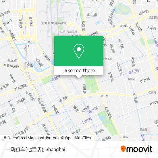 一嗨租车(七宝店) map