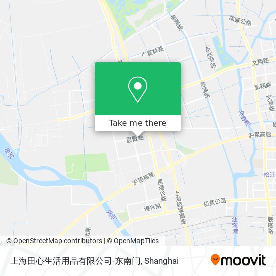 上海田心生活用品有限公司-东南门 map