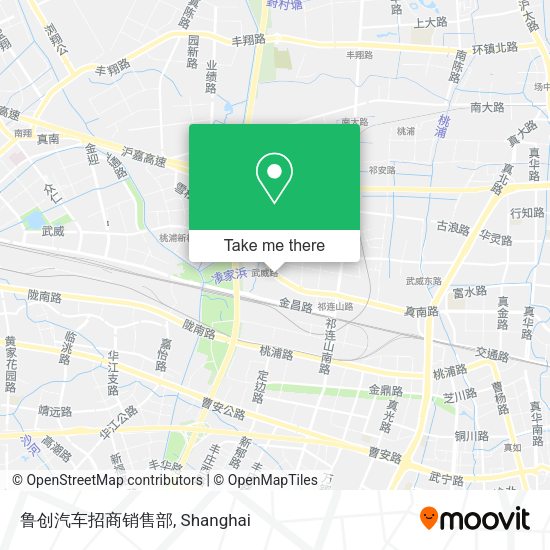 鲁创汽车招商销售部 map
