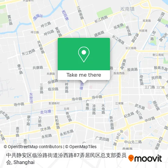中共静安区临汾路街道汾西路87弄居民区总支部委员会 map