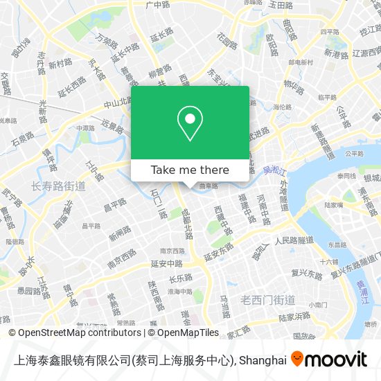 上海泰鑫眼镜有限公司(蔡司上海服务中心) map