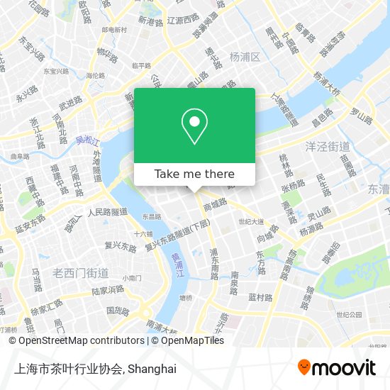 上海市茶叶行业协会 map