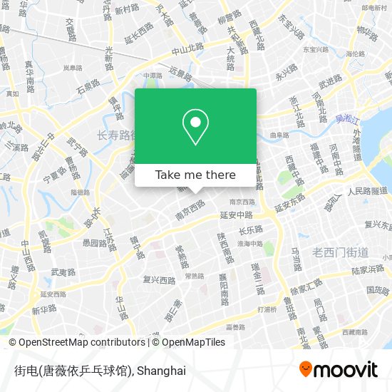 街电(唐薇依乒乓球馆) map