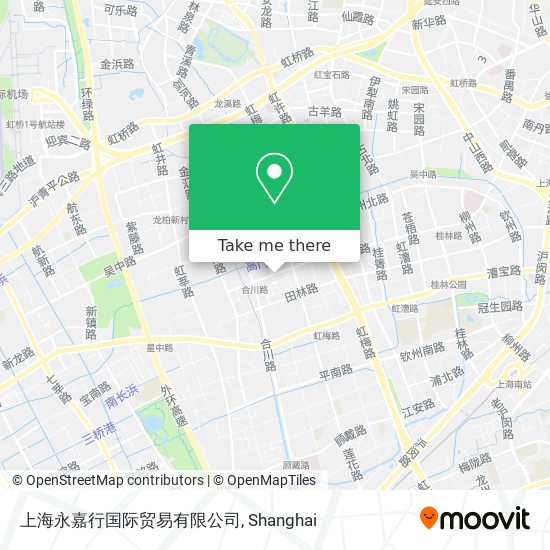 上海永嘉行国际贸易有限公司 map