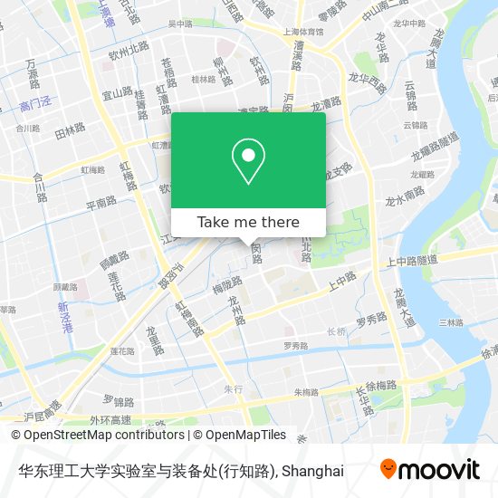 华东理工大学实验室与装备处(行知路) map