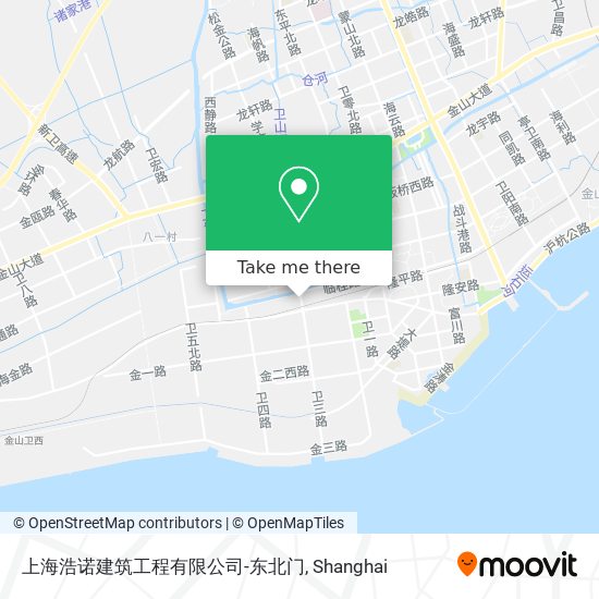 上海浩诺建筑工程有限公司-东北门 map
