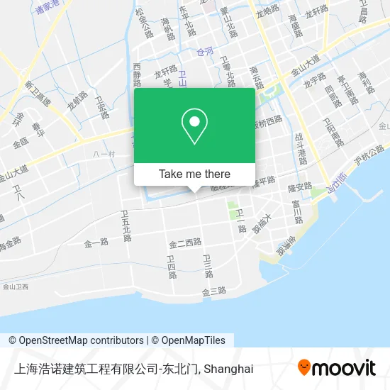 上海浩诺建筑工程有限公司-东北门 map