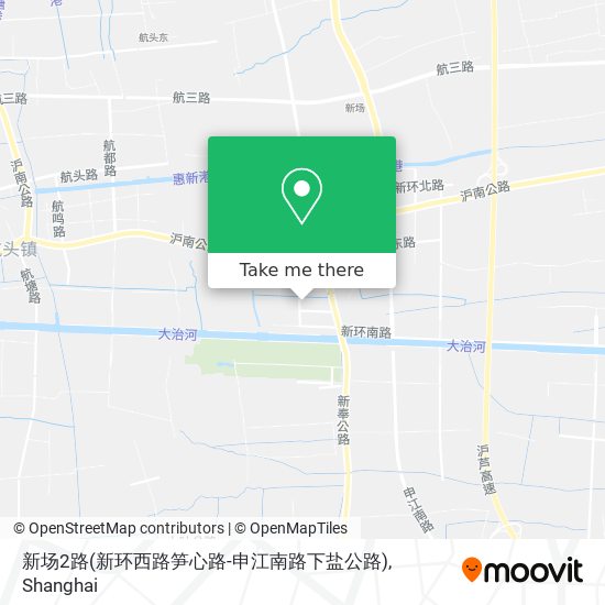 新场2路(新环西路笋心路-申江南路下盐公路) map