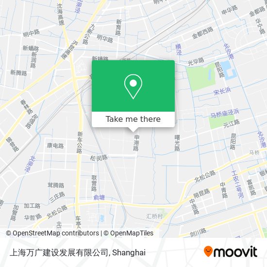 上海万广建设发展有限公司 map