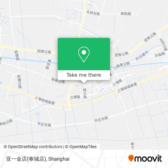 亚一金店(奉城店) map