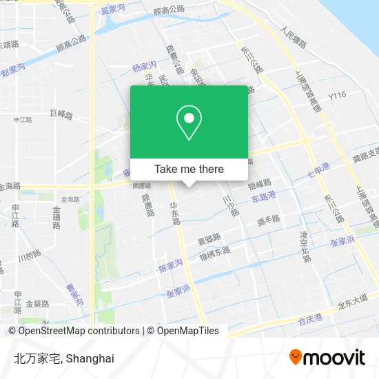 北万家宅 map