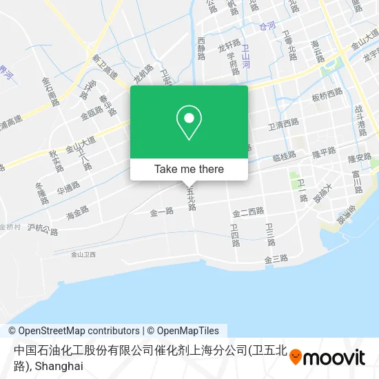 中国石油化工股份有限公司催化剂上海分公司(卫五北路) map