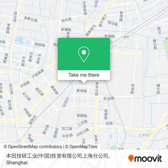 本田技研工业(中国)投资有限公司上海分公司 map