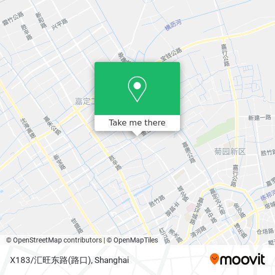 X183/汇旺东路(路口) map