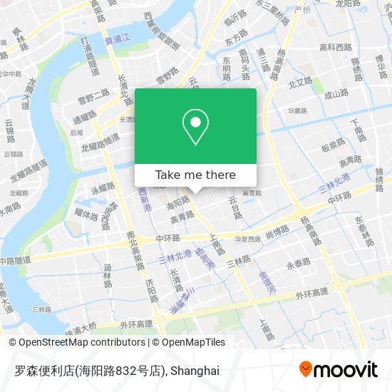 罗森便利店(海阳路832号店) map