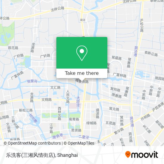 乐洗客(三湘风情街店) map