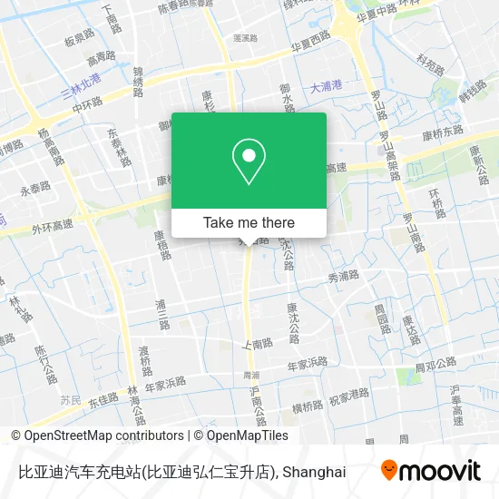 比亚迪汽车充电站(比亚迪弘仁宝升店) map