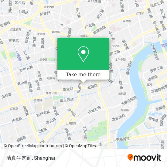 清真牛肉面 map