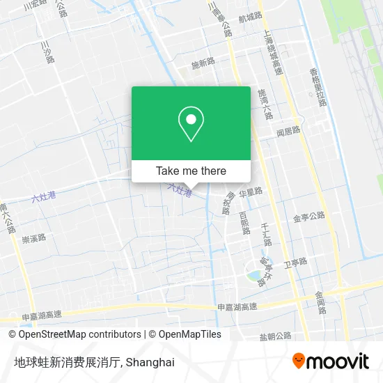 地球蛙新消费展消厅 map