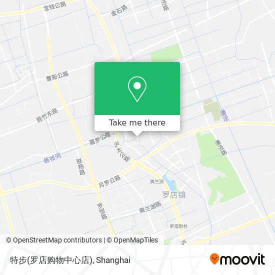 特步(罗店购物中心店) map