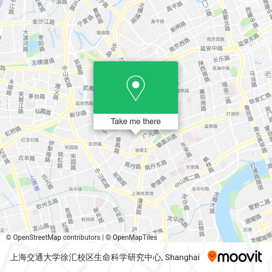 上海交通大学徐汇校区生命科学研究中心 map
