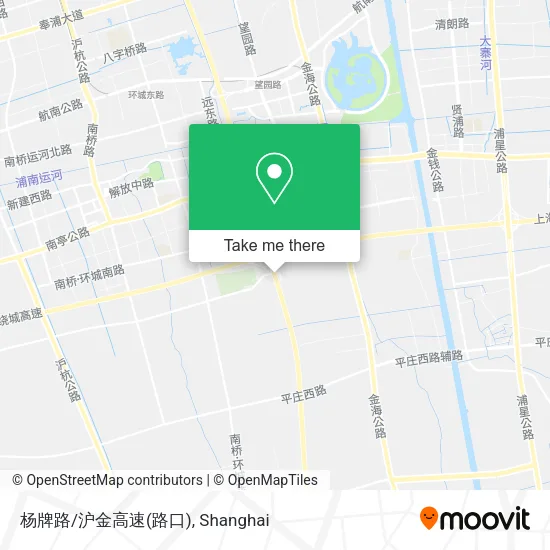 杨牌路/沪金高速(路口) map