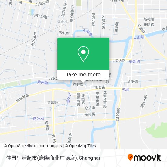 佳园生活超市(康隆商业广场店) map